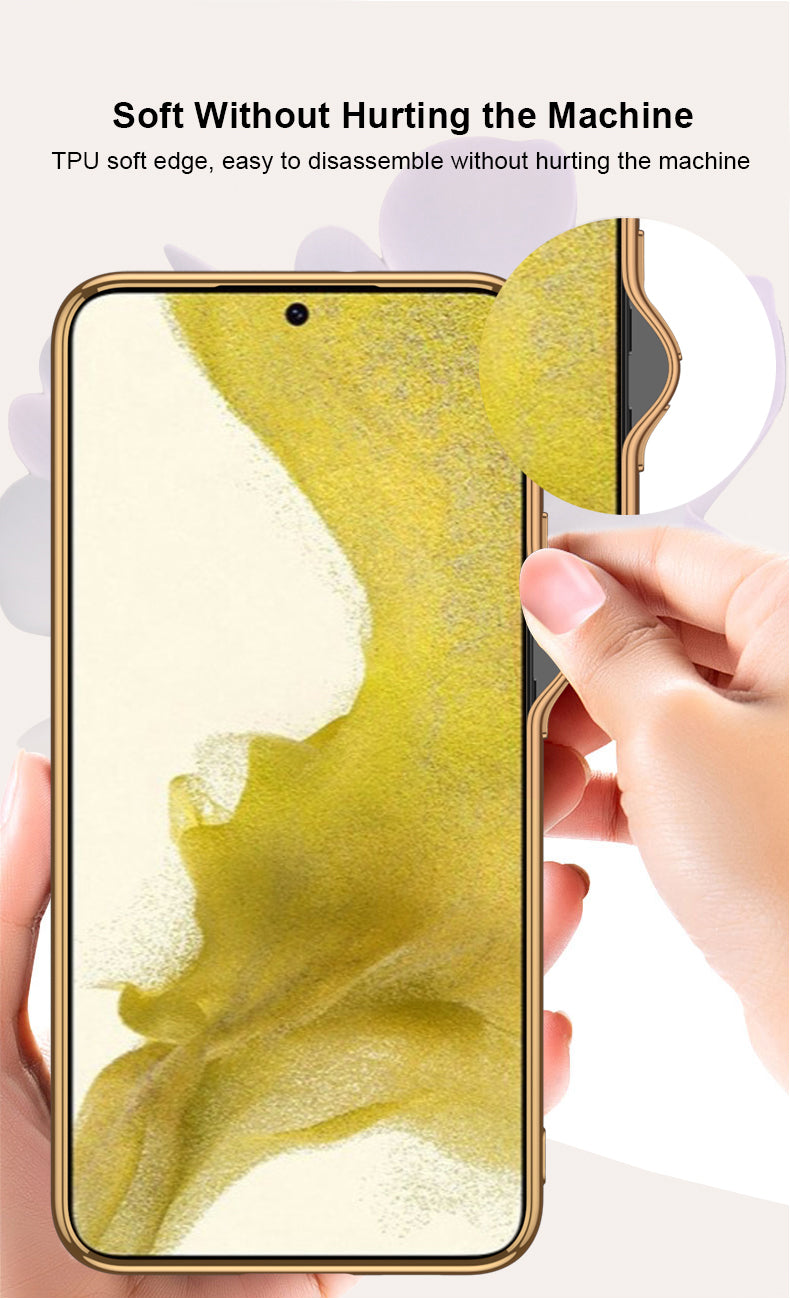 Case For Samsung Galaxy S21 S22 Ultra Case Electroplated Painted Tempered Glass Hard Cover For Galaxy S21 S22 Ultra