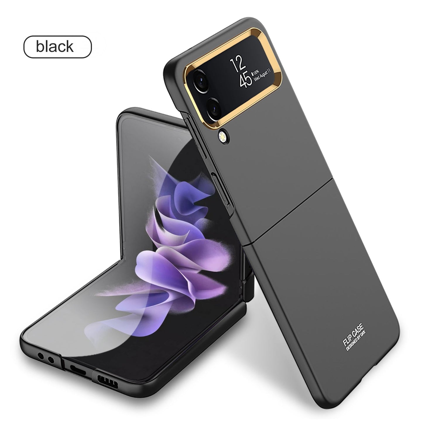 PC Folding Case For Samsung Galaxy Z Flip 4 5G Phone Case Ultra-thin Anti Fingerprint Camera Protective elegant shell for flip4