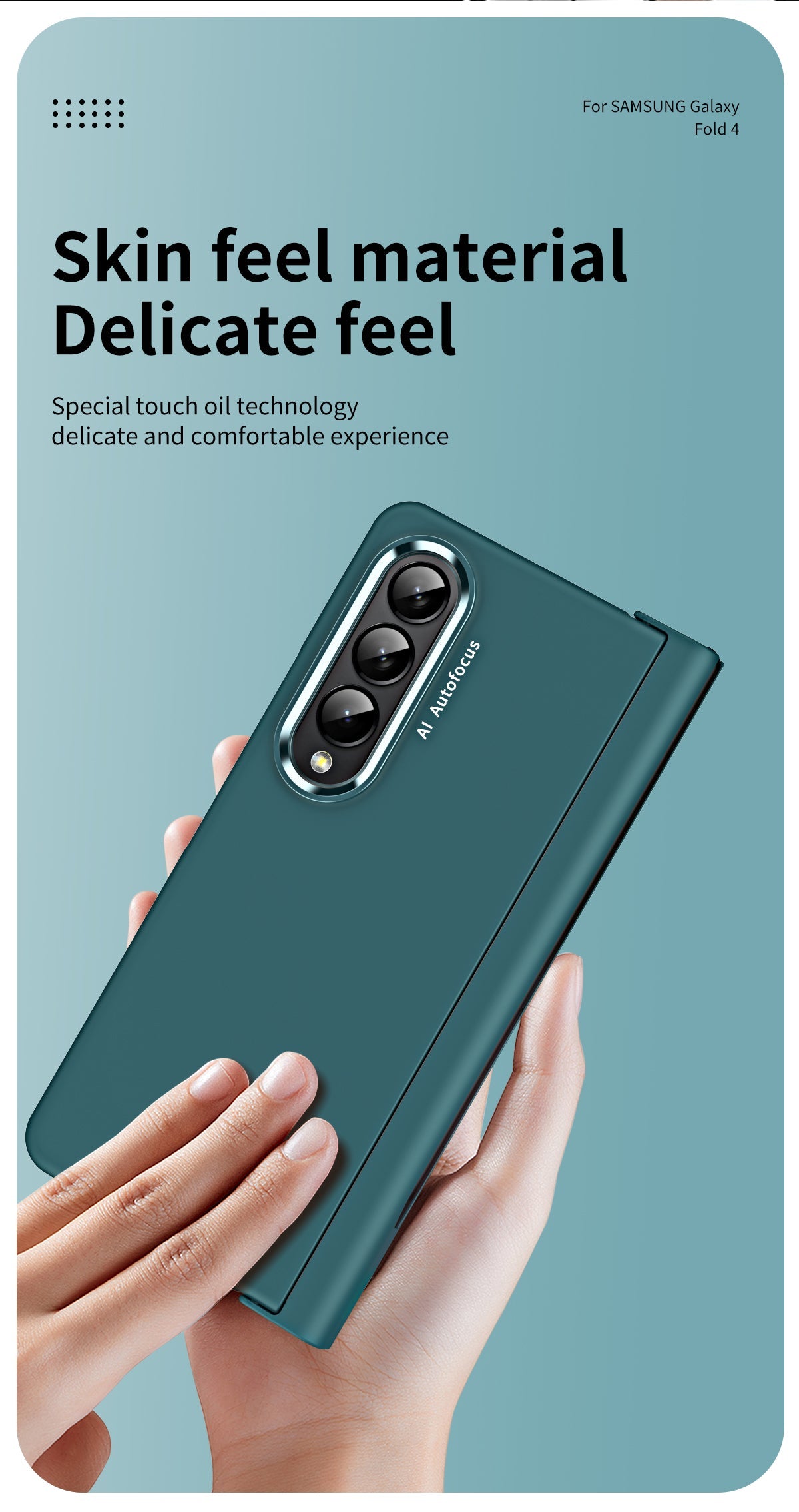 2 Pcs Lens Ring for Samsung Z Fold 4 Hinge Case With Pen Slot Add Touch Pen for Galaxy Z Fold 4 5G