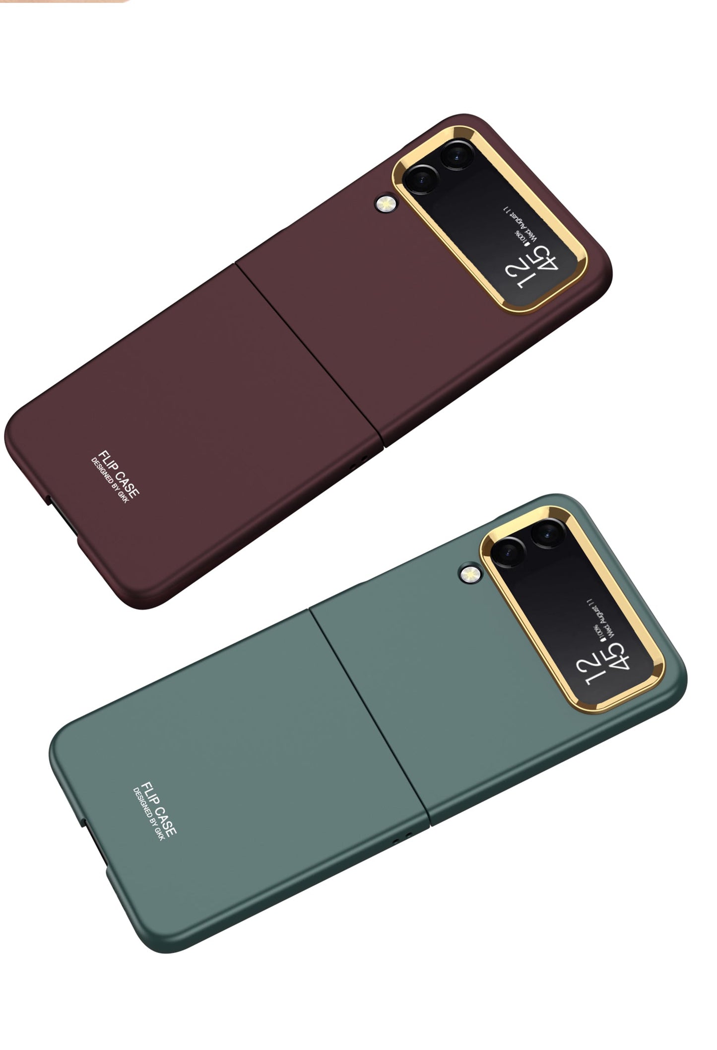 PC Folding Case For Samsung Galaxy Z Flip 4 5G Phone Case Ultra-thin Anti Fingerprint Camera Protective elegant shell for flip4