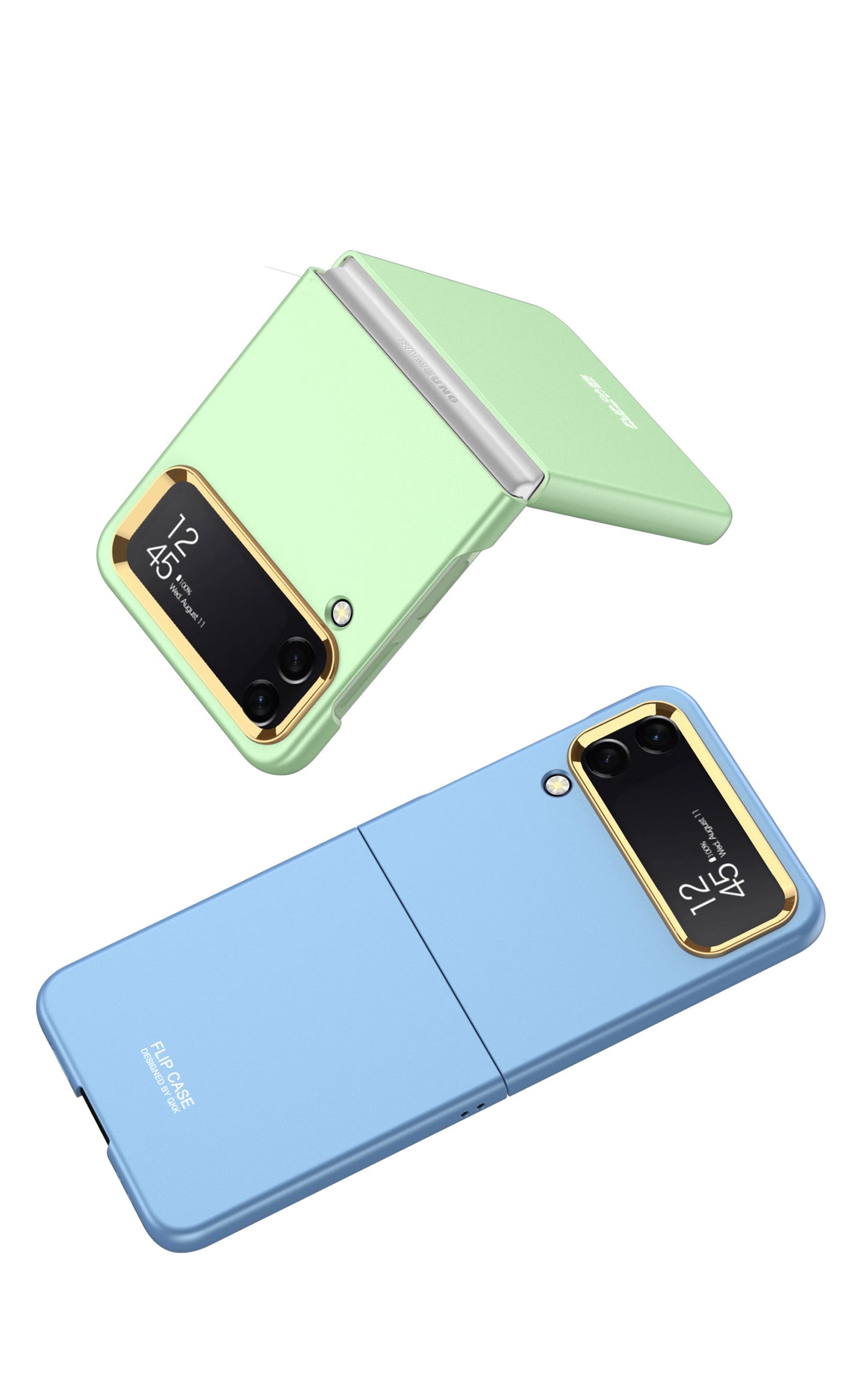 PC Folding Case For Samsung Galaxy Z Flip 4 5G Phone Case Ultra-thin Anti Fingerprint Camera Protective elegant shell for flip4