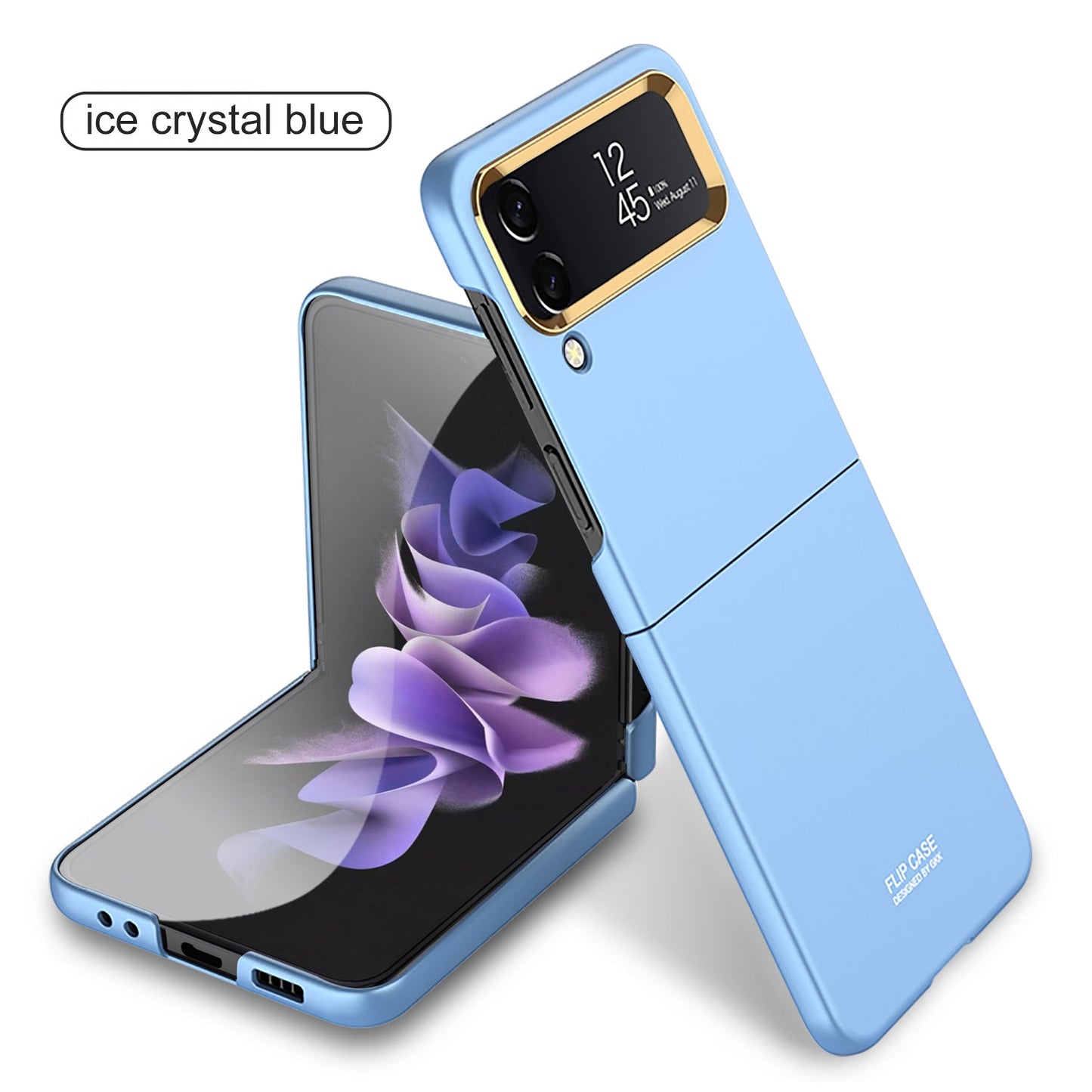 PC Folding Case For Samsung Galaxy Z Flip 4 5G Phone Case Ultra-thin Anti Fingerprint Camera Protective elegant shell for flip4