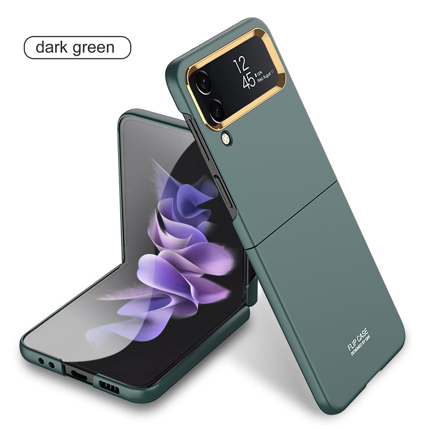 PC Folding Case For Samsung Galaxy Z Flip 4 5G Phone Case Ultra-thin Anti Fingerprint Camera Protective elegant shell for flip4