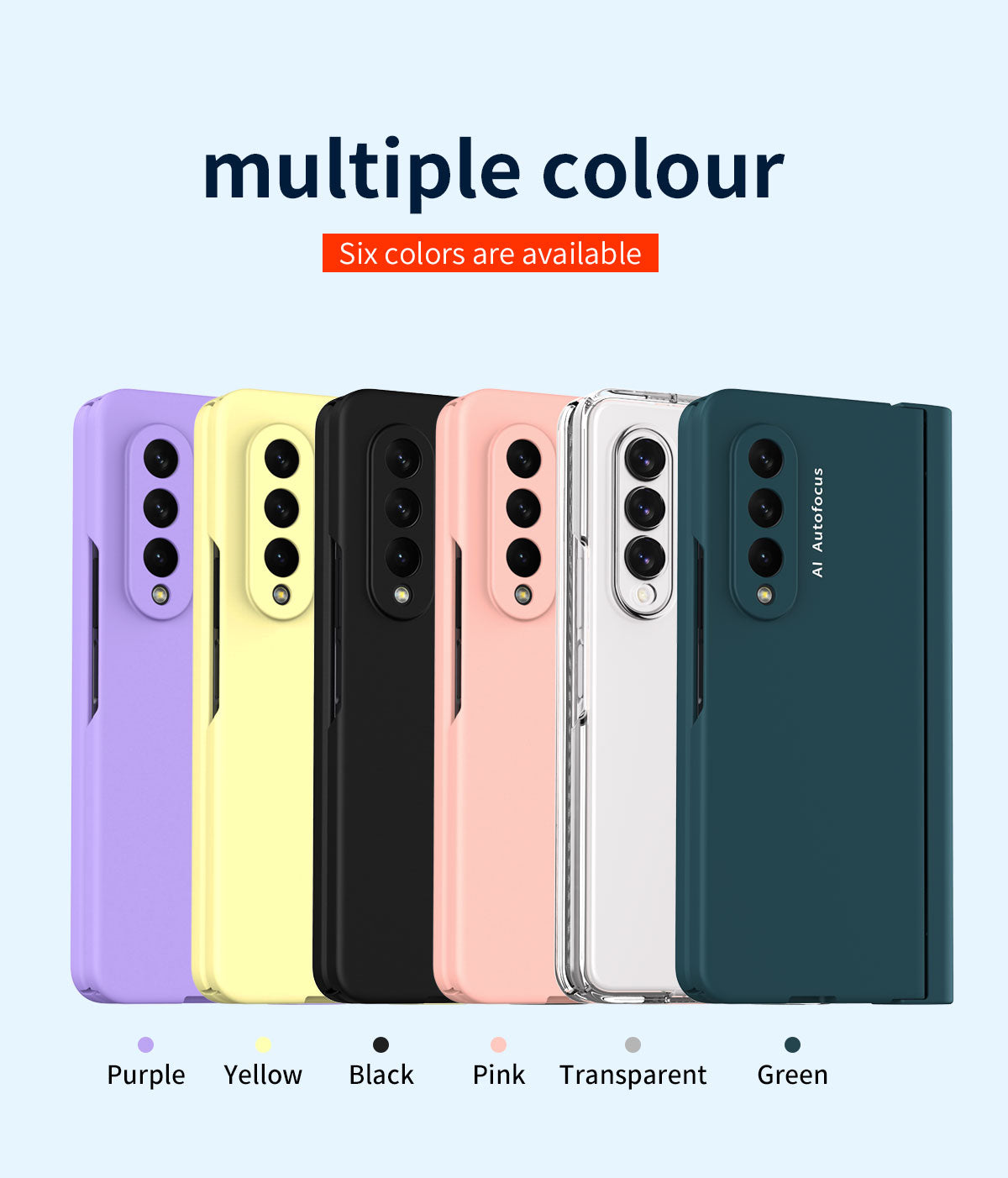 Samsung Galaxy Z Fold4 5G Hinge Case with Pen Slot Holder Hinge Case with Front Screen Glass Film