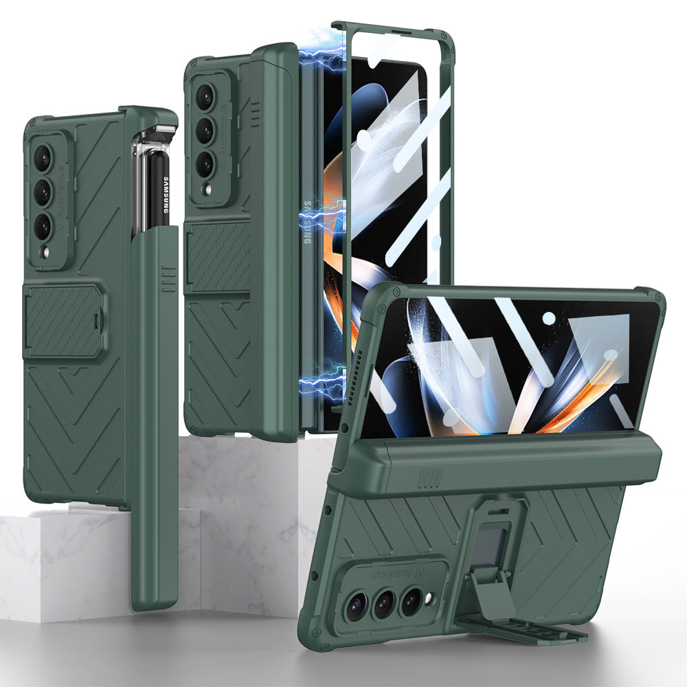 Magnetic Samsung Galaxy Z Fold4 5G Case Hinge Full Protect With Slide Pen Slot