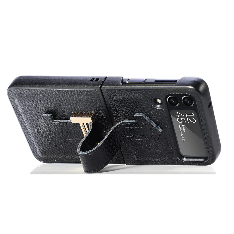 Ultra-Thin Folding Leather Samsung Galaxy Z Flip4 5G Case