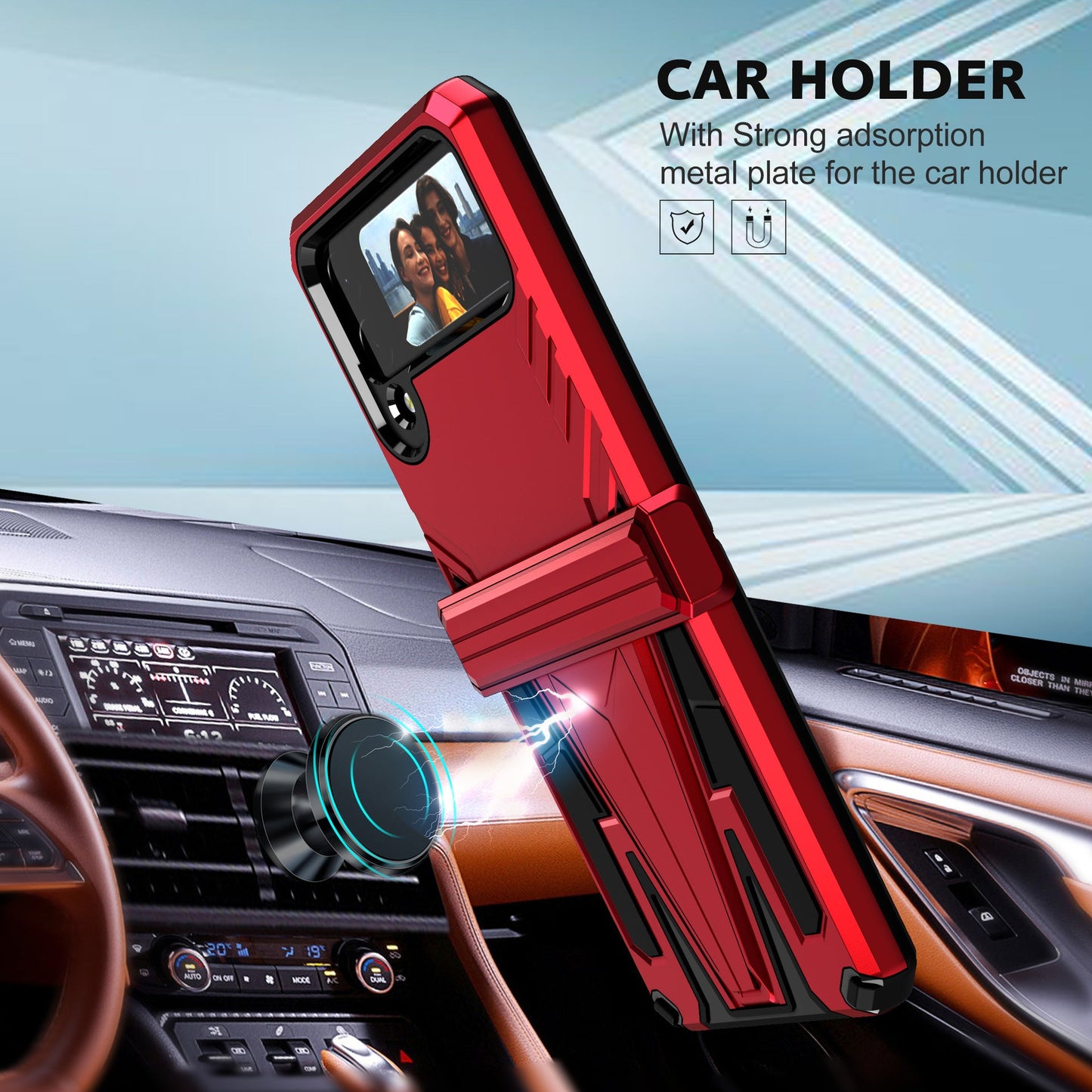 Full Surrounding Shockproof Phone Case Samsung Galaxy Z Flip4 5G Case