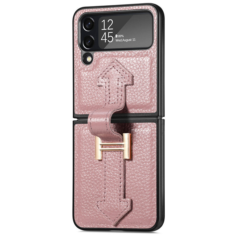Ultra-Thin Folding Leather Samsung Galaxy Z Flip4 5G Case