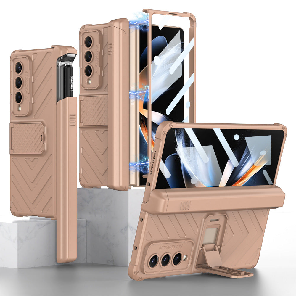 Magnetic Samsung Galaxy Z Fold4 5G Case Hinge Full Protect With Slide Pen Slot