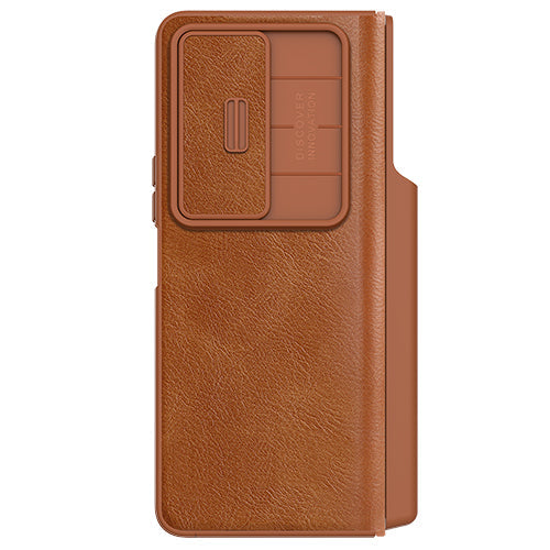 Full Protect Leather Case For Samsung Galaxy Z Fold4 5G with Camera Lens Protector