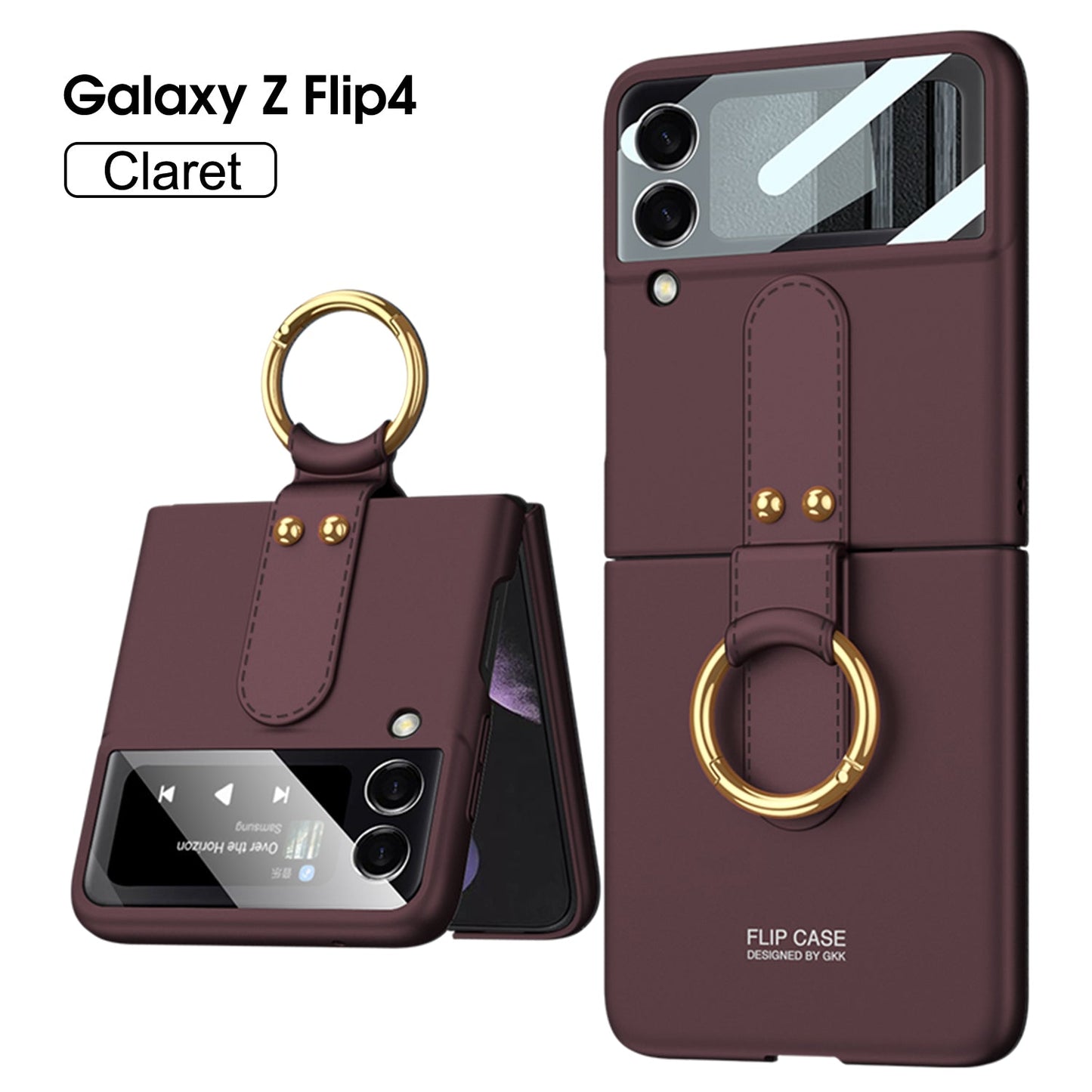 Samsung Galaxy Z Flip4 Ultra-Thin Hard Cover with Ring