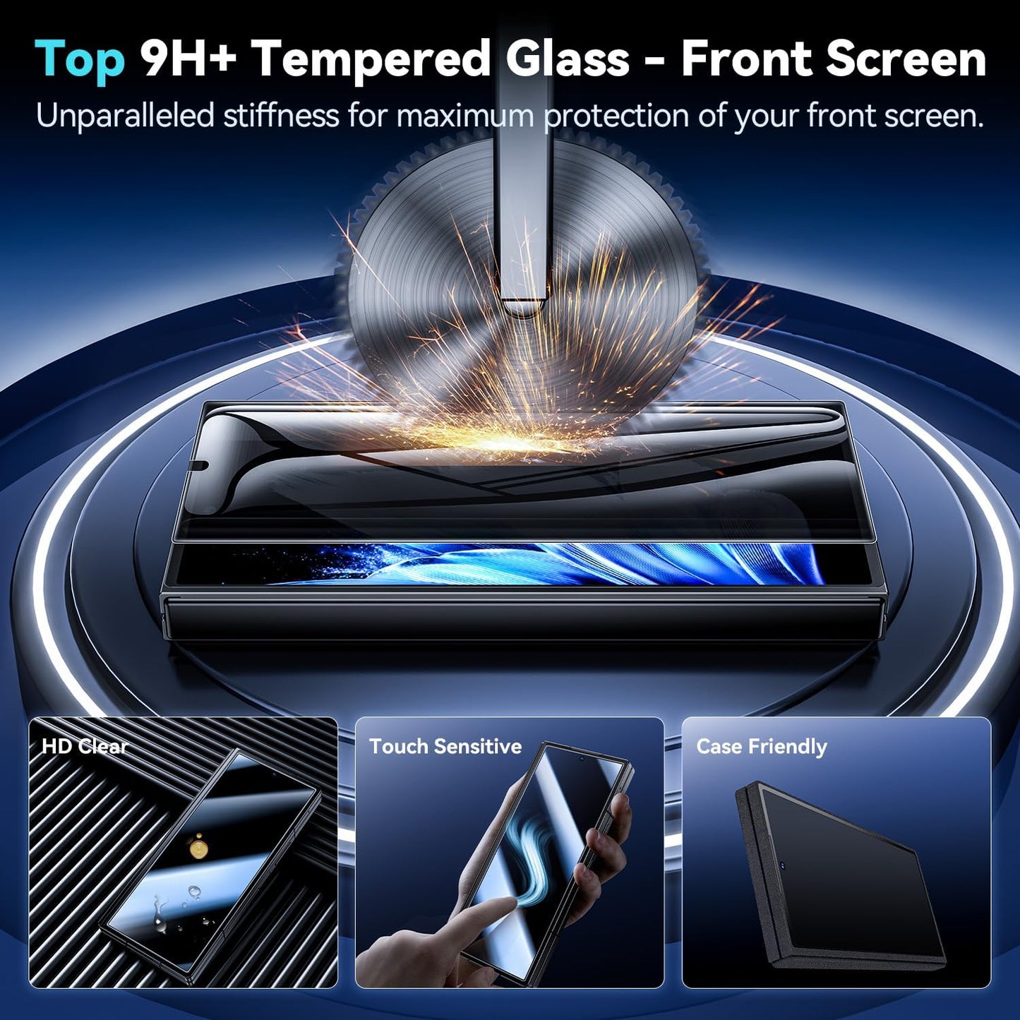 New generation Positional Mounting Plate For Samsung Galaxy Z Fold7/6/5[Front Tempered Glass Film FOR FREE]
