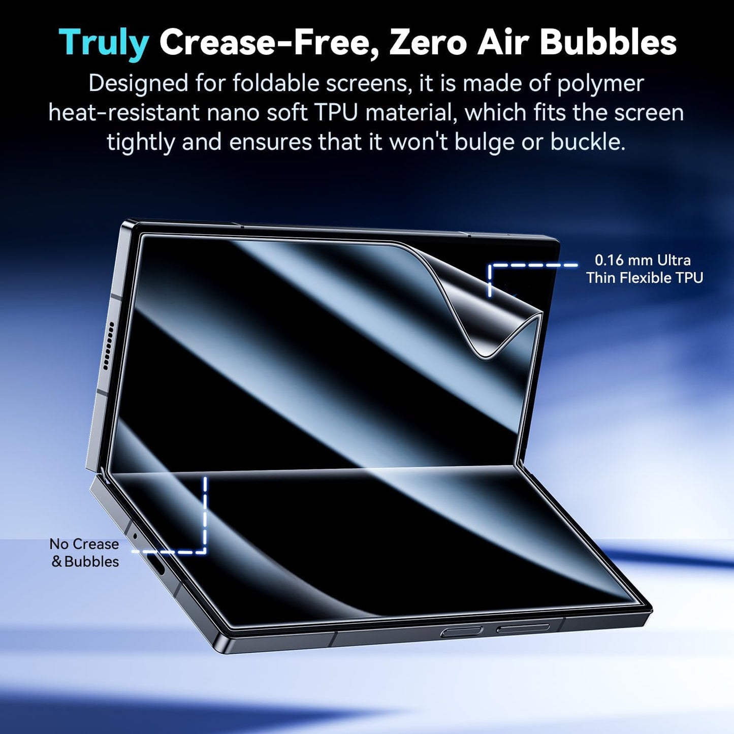 New generation Positional Mounting Plate For Samsung Galaxy Z Fold7/6/5[Front Tempered Glass Film FOR FREE]