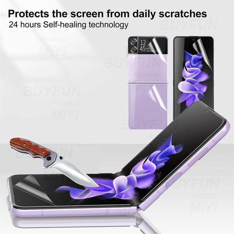 High-End Protective HD Hydrogel Film 3PCS - Samsung Galaxy Z Flip 3 5G Hydrogel Film Screen Protector
