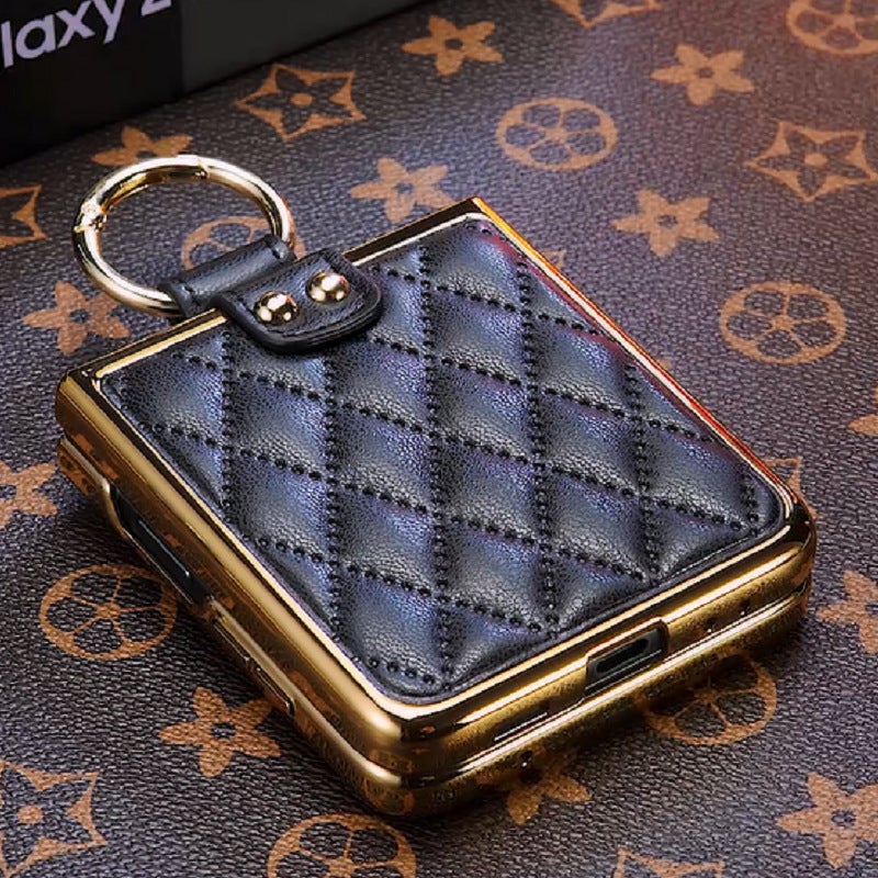 Creative Electroplating Diamond Protective Cover For Samsung Galaxy Z Flip 3 5G pphonecover
