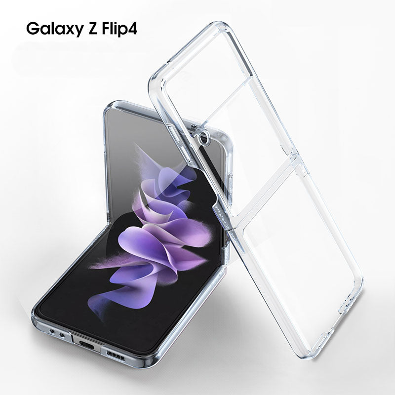 Electroplated Transparent Samsung Galaxy Z Flip4  Hard Cover