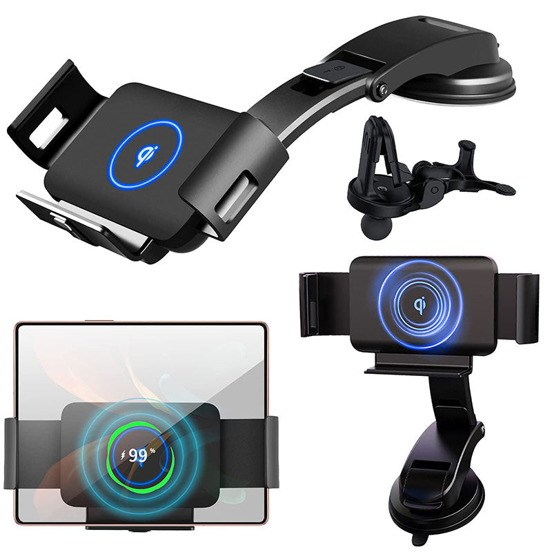 Automatic Clamping Car Wireless Charger Air Vent Mount Phone Holder