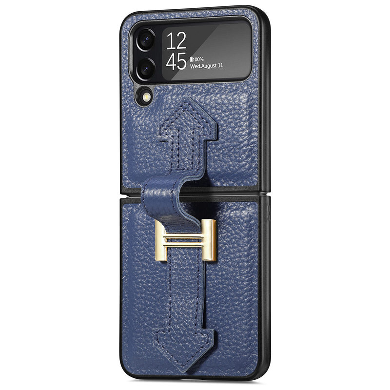 Ultra-Thin Folding Leather Samsung Galaxy Z Flip4 5G Case