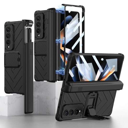 Magnetic Samsung Galaxy Z Fold4 5G Case Hinge Full Protect With Slide Pen Slot