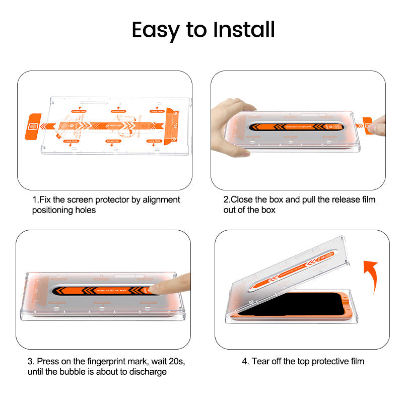 Auto Alignment Kit Screen Protector For iPhone