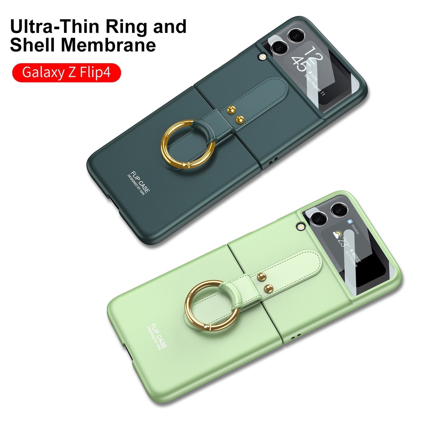 Samsung Galaxy Z Flip4 5G Ultra-Thin Hard Cover with Ring