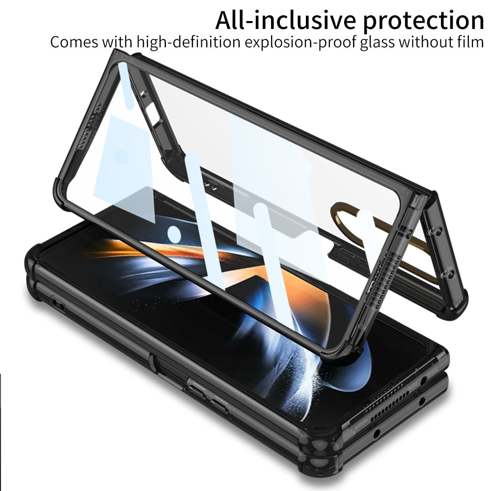 Samsung Galaxy Z Fold4 5G Airbag Anti-Fall Case With Tempered Film