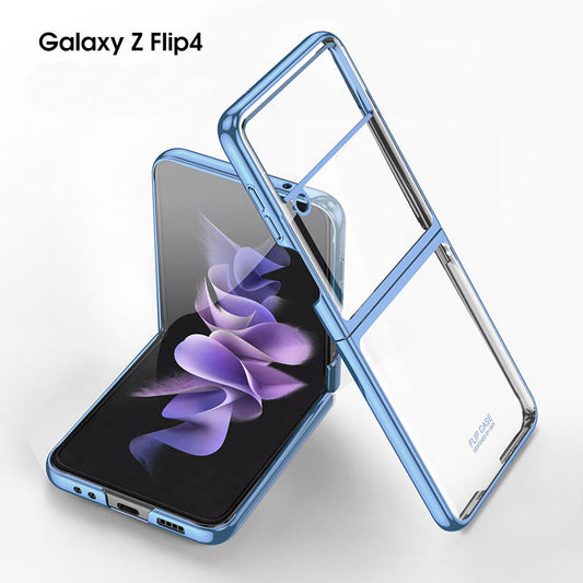 Ultra-thin Electroplated Transparent Samsung Galaxy Z Flip4  Hard Cover