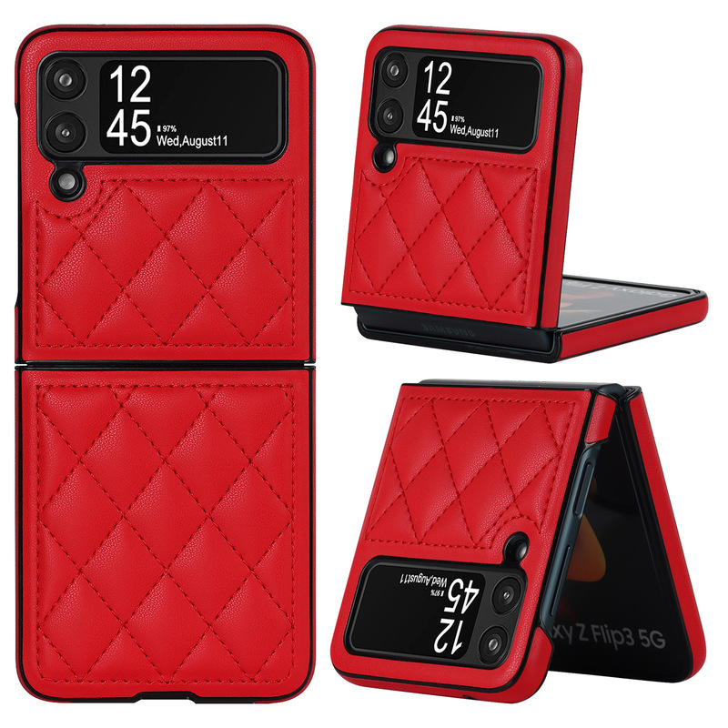 Leather Retro Phone Case For Samsung Galaxy Z Flip4 5G