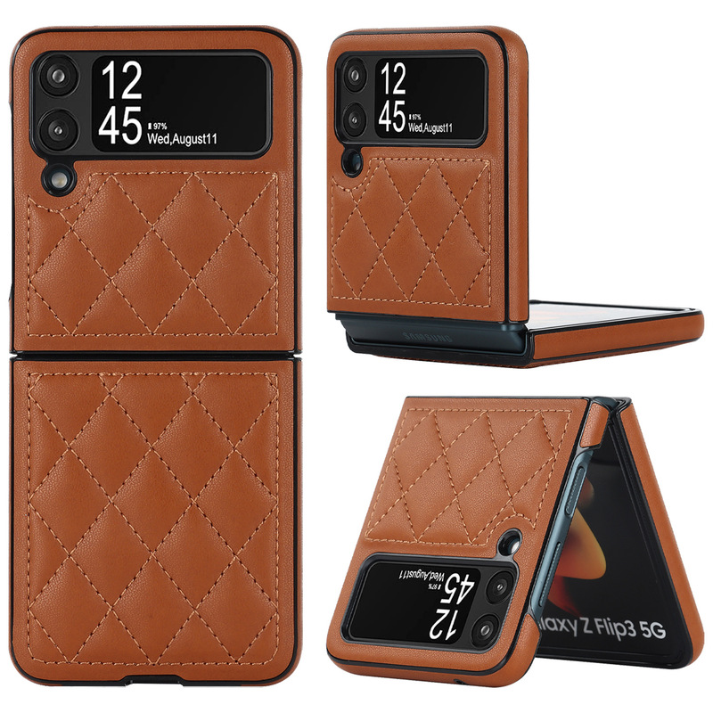 Leather Retro Phone Case For Samsung Galaxy Z Flip4 5G