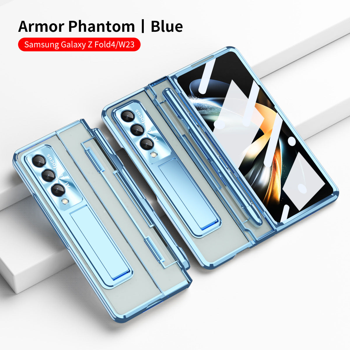 Enhanced Version of Armor Hinge Folding Shell Case For Samsung Galaxy Z Fold5 Fold4 Fold3