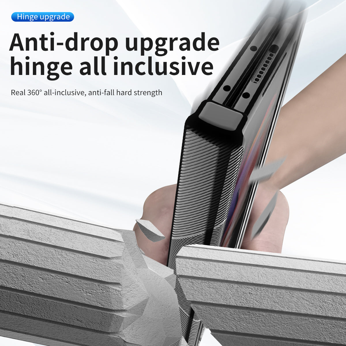 Electroplated  Magnetic Hinge Cover For Samsung Galaxy Z Fold4 5G