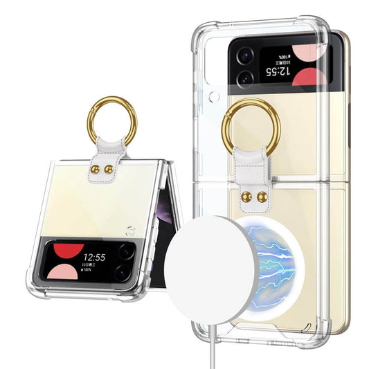 Galaxy Z Flip3 Flip4 Magnetic MagSafe Airbag Anti-fall Wireless Charging Phone Case - GiftJupiter
