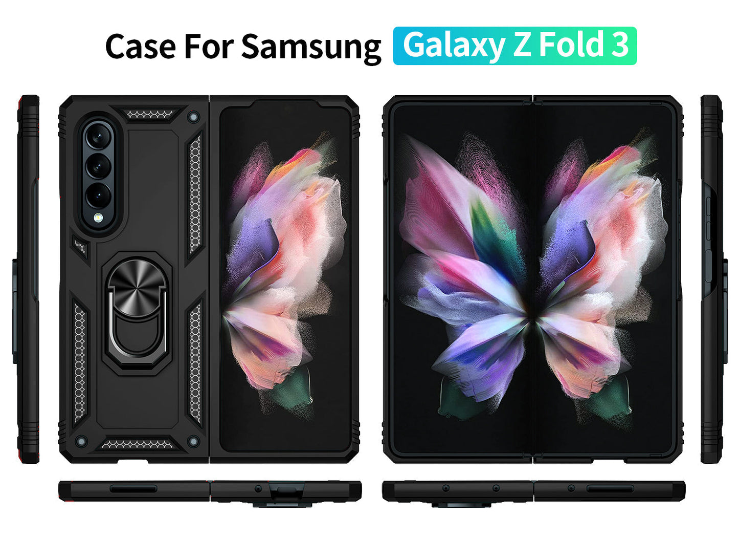 Kickstand Armor Case for Samsung Galaxy Z Fold4 5G