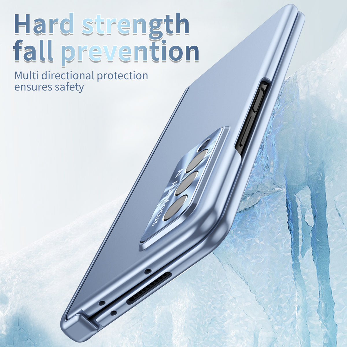 Anti-Falling Pen Holder Hard Case for Samsung Galaxy Z Fold4 5G Fold3